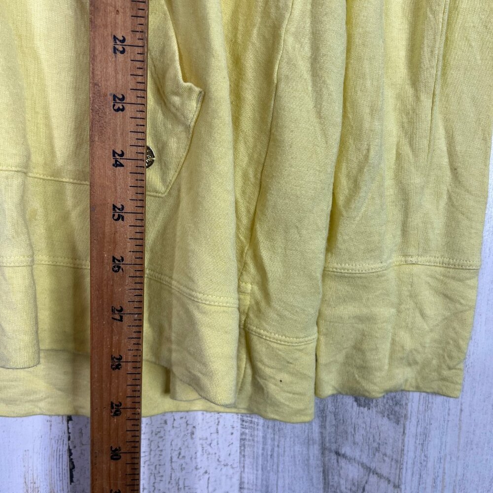 Lilly Pulitzer Luxletic‎ Peruvian Yellow Pop-over Sweatshirt Women's Size Medium - Picture 9 of 9